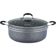 Ocean Cooking Pot Non Stick Stone Coating W/G Lid, Shallow image