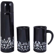 Ocean Vacuum Flask Set Black image