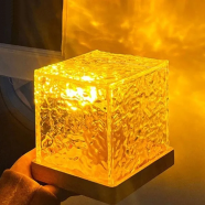 Ocean Wave Aurora Projector Light 16 Color Dynamic Rotating Crystal Lamp Remote Usb Powered Not Rechargeable Night Light For Bedroom Living Room And Party Decor image