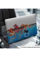 DDecorator Octopus Looking Laptop Sticker - (LSKN785)