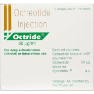 Octreotide 50 mcg/ml Injection 5's Pack image