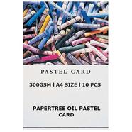 Oil Pastel Art Card- 10 Pcs