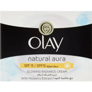 Olay Natural Aura Glowing Radiance Cream Spf 15 50gm image