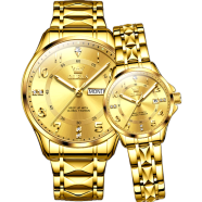 Olevs 3620 CH Couple - Gold Watch image