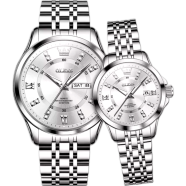 Olevs 3620 CH Couple - Silver Watch image
