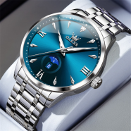 Olevs 3646 Stainless Steel Analog Wrist Watch For Men image