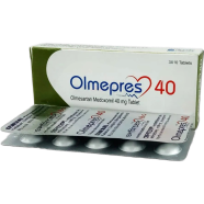 Olmepres 40 mg Tablet-10's strip image