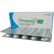 Olmepres Am 5 mg, 20 mg Tablet 10'S Strip image