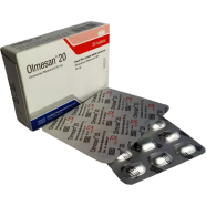 Olmesan 20 mg Tablet 15's Strip image