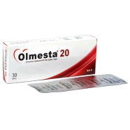 Olmesta 20 mg Tablet 10's Strip icon