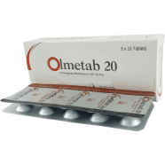 Olmetab 20 mg Tablet 10's Strip image