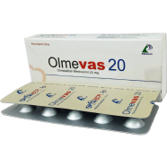 Olmevas 20 mg Tablet 10's Strip icon