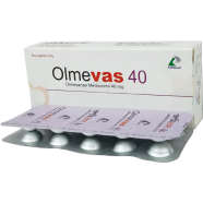 Olmevas 40 mg Tablet 10's Strip image