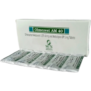 Olmezest Am 5 mg 40 mg Tablet 10's Strip image