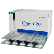 Omep 20 mg Capsule 10 Strip image