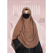 One Loop-Ready Hijab | Milk-Coffee image