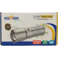 One Star Rechargeable 25W Zooming Torch Light 3600mAh image