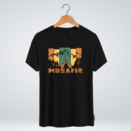 One Ummah BD 'Musafir v2' Design Classic Round Neck Half Sleeve T-shirt for Men - (CMTHC-CAD226) image