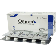 Onium 50 mg Tablet 10's Strip image