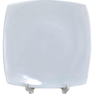 Opal Glass Dessert Plate Square Shape - JFP85 image