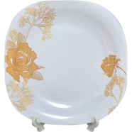 Opal Glass Dinner Plate Square Shape, 11inch image