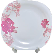 Opal Glass Dinner Plate Square Shape, 11inch image