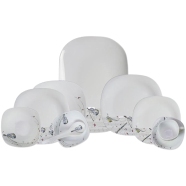 Opal Glass Dinner Set 44 Pcs, Square image