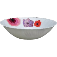 Opal Glass Flat Bowl Single Pcs - 7.5 Inch image