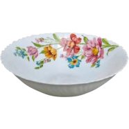 Opal Glass Flat Bowl Single Pcs - 8.5 Inch image