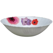 Opal Glass Flat Bowl Single Pcs, 8.5 Inch image