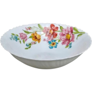 Opal Glass Flat Bowl Single Pcs, 9.5 Inch image