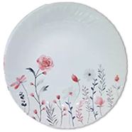 Opal Glass Plate Flat 10.5 Inch 1 Pcs image