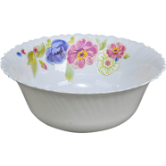 Opal Glass Serving Deep Bowl, Single Pcs, 9inch image