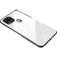 Oppo A15 Tempered Glass Back Cover – “Hong Kong Design” Scratchproof and Shockproof Glass Case with Premium Finish (Multicolor) image