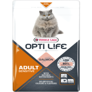 Opti Life Grain-Free Dry Cat Food Adult Sensitive Salmon 2.5kg image