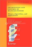 Optimization and Control of Bilinear Systems image