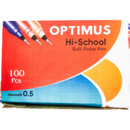 Optimus Hi-School Ball-Point Pen 0.5mm - 100 Pcs (1Box) image