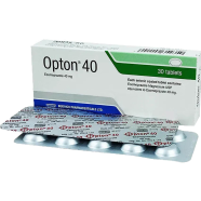 Opton 40 mg 10's Strip Tablet image