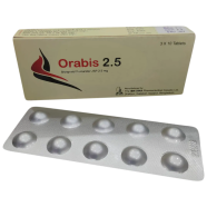Orabis 2.5 mg Tablet 10's Strip image