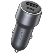 Oraimo Car Charger (OCC-73D)- Dark Chrome image