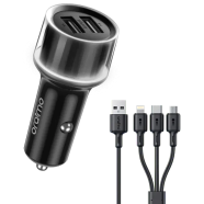 Oraimo Highway 15 15.5W 2 Ports Black Car Charger (Dual USB) OCC-1152D image