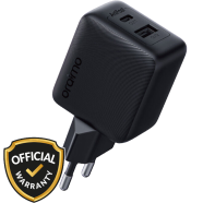 Oraimo (OCW-5183E Plus M53) 18w 2port Fast Charger With Type-B Cable Black image