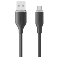 Oraimo SilkLine USB Male to Micro USB Male 1m Black Charging and Data Cable OCD-115M image