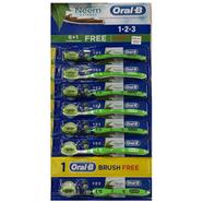 Oral-B 123 Medium Toothbrush With Neem Extract (Buy 6 Get 1 Free) image