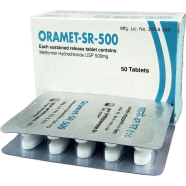 Oramet-SR 500 mg Tablet 10's Strip image