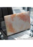 DDecorator Orange Marble Texture Laptop Sticker - (LSKN942)