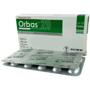 Orbas 20mg Tablet - 10's Strip image