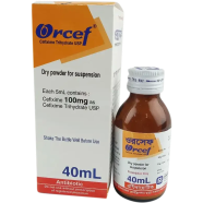 Orcef 100mg Per 5ml Powder For Suspension 50ml icon