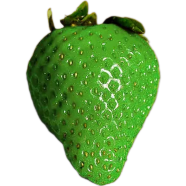 Organic Green Sweet Strawberry Seeds - 20 Pcs image