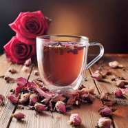 Organic Rose Tea 30gm Pack image
